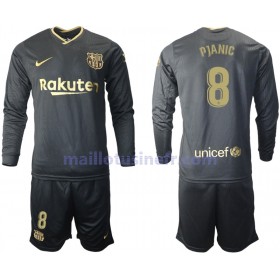 Maillot de Foot FC Barcelone Miralem Pjanic 8 Extérieur 2020-21 Manches Longues - Enfant